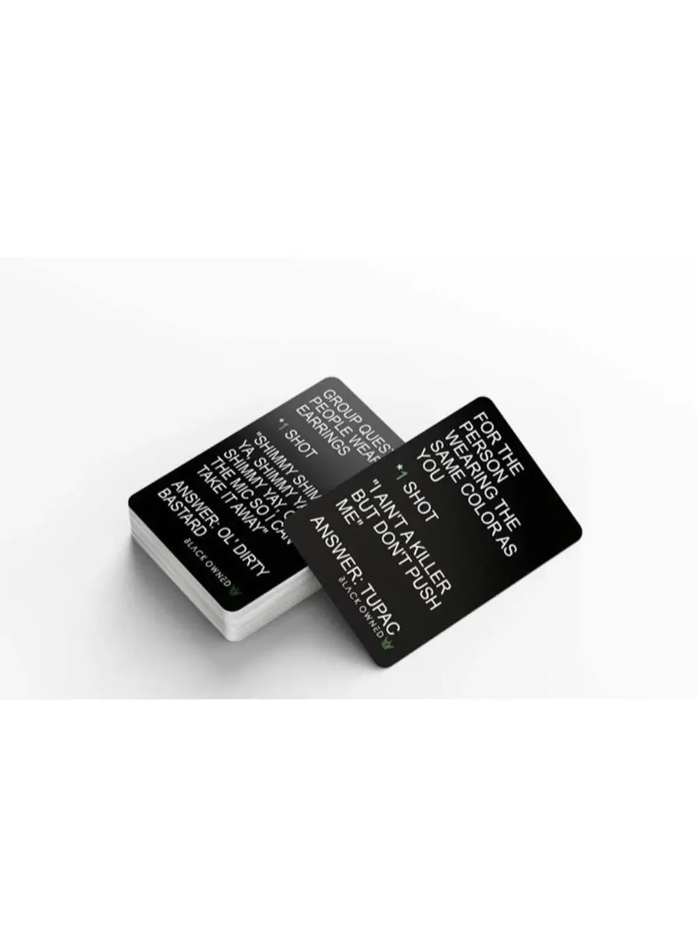 Black Owned Hip Hop Rap Drinking Trivia Card Game 90s 2000s Party Music AdultFun